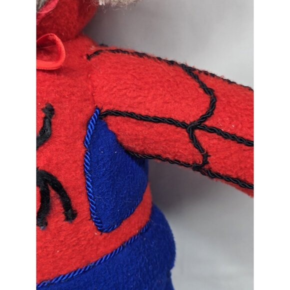 Sock Monkey Spiderman stuffed animal plush- Handmade 18 Inches - Picture 7 of 16